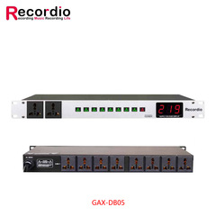 GAX-DB05 舞台電源時序器 家用8通道電源控制器 帶顯示屏的時序器