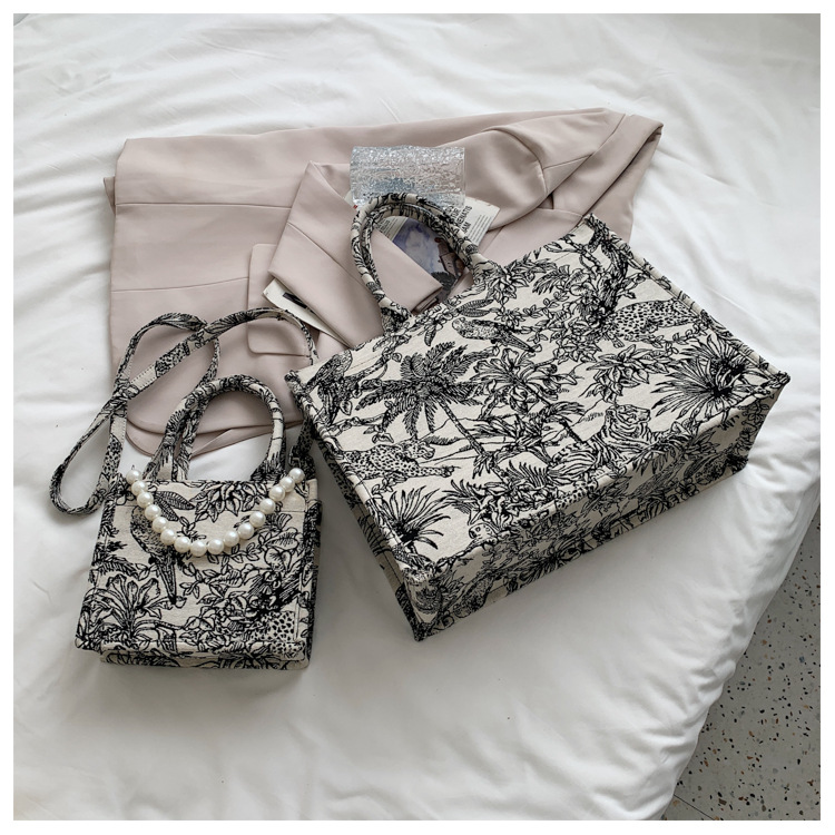 275g Weight Canvas Lining Material Open Closure Type Single Shoulder Strap Strap Type Messenger Bag Bags Type Shopping Occasion Canvas Material Solid Color Pattern All Seasons Season Women's Gender Vintage Style Style Square Shape Black Color Medium Size Large-capacit Canvas Bag College Students Tote Bag 18