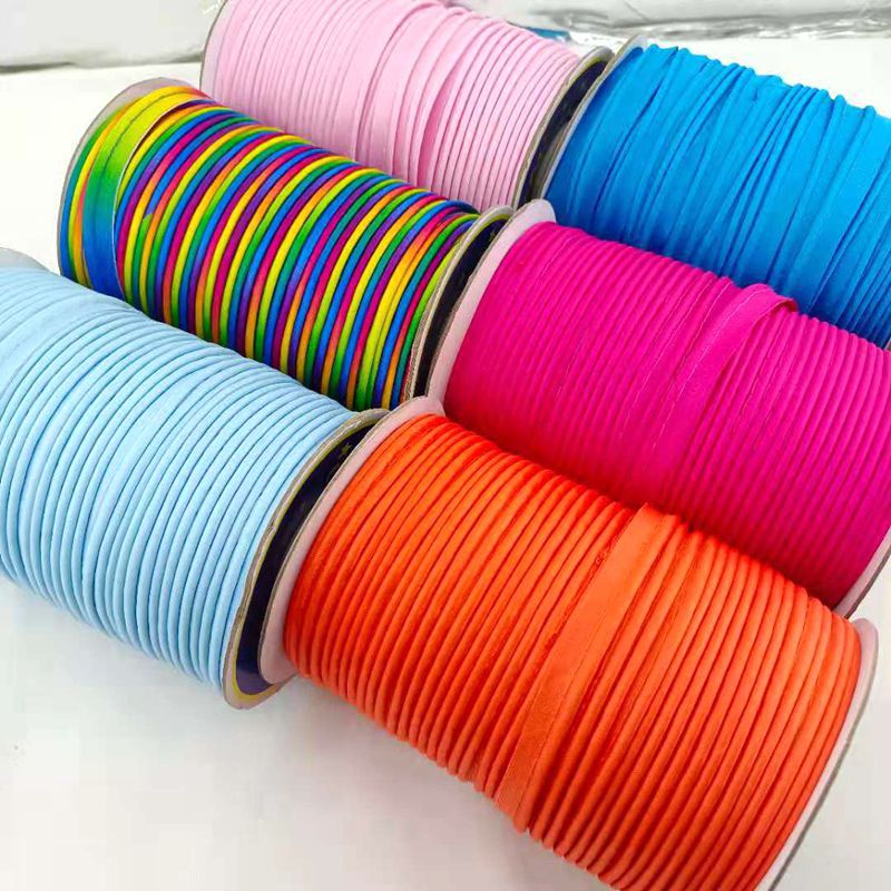 旗袍包边条棉芯缎带包边滚边镶边条DIY包芯嵌条服装包边 滚边条