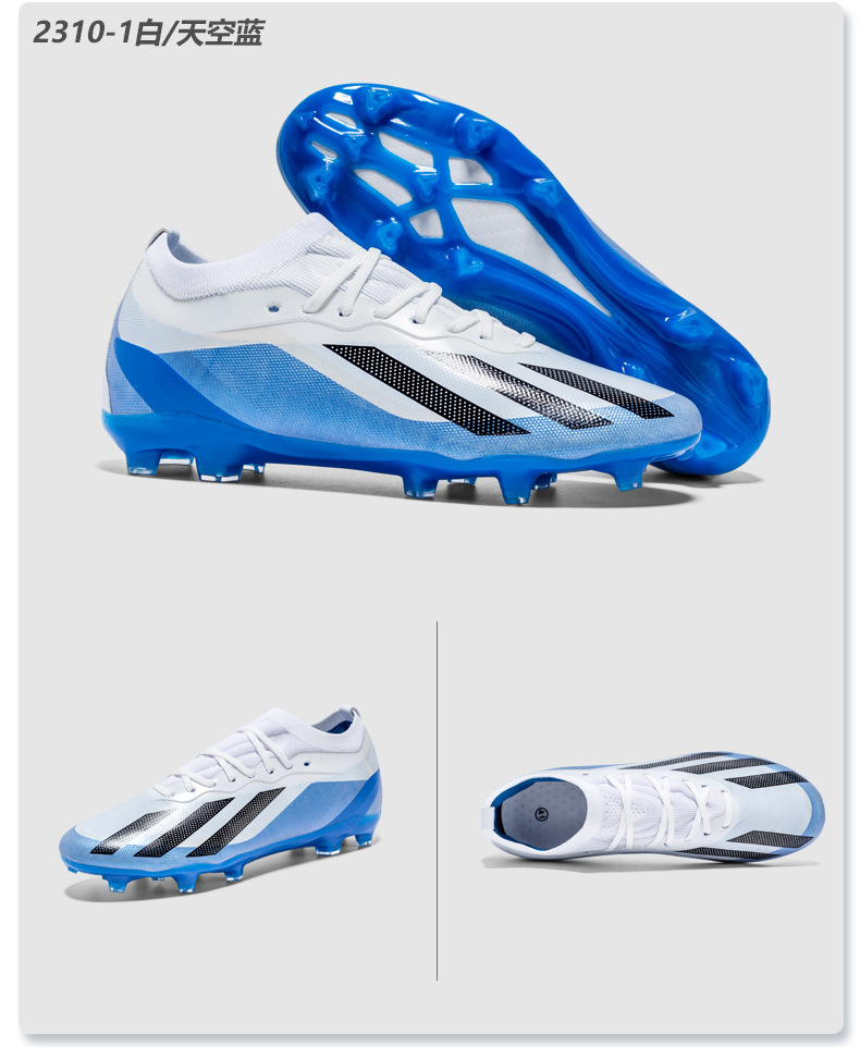 Zapatillas de fútbol de corte bajo transfronterizas para estudiantes masculinos AG Sail World Cup Sail Stop Césped Entrenamiento de juego Calzado deportivo al por mayor