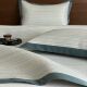Class A antibacterial cooling ice silk ice rattan health mat three-piece 5D breathable mesh air conditioning soft mat bed flat mat