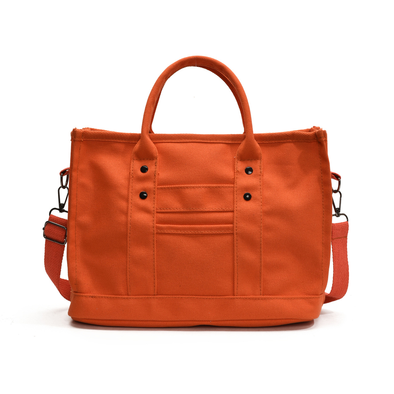 Bolso de gran capacidad, bolso de lona casual, bolso de mano rojo, bolso de moda universitario, bolso de mujer