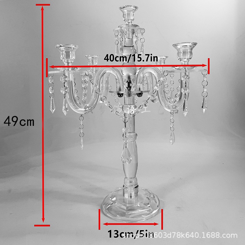 5 postes de bambú 49cm (más alto)