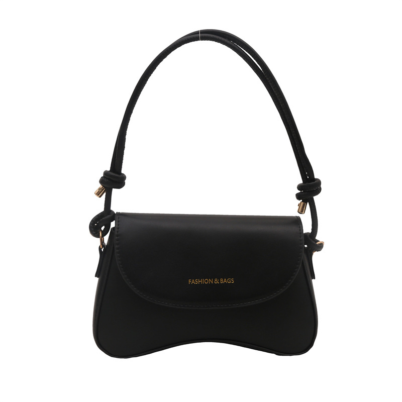 Hong Kong retro color sólido bolso de mujer de estilo extranjero 2025, primavera coreana de textura bolso de hombro de moda bolso de moda