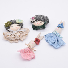 布艺美女充棉配件儿童发饰服装半成品手工材料小兔子鞋袜帽包辅料