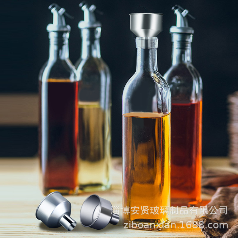 Embudo de acero inoxidable Mini tamaño pequeño embudo de olla de aceite distribuidor de fugas de aceite de la cocina del hogar inyector de aceite distribuidor de vino