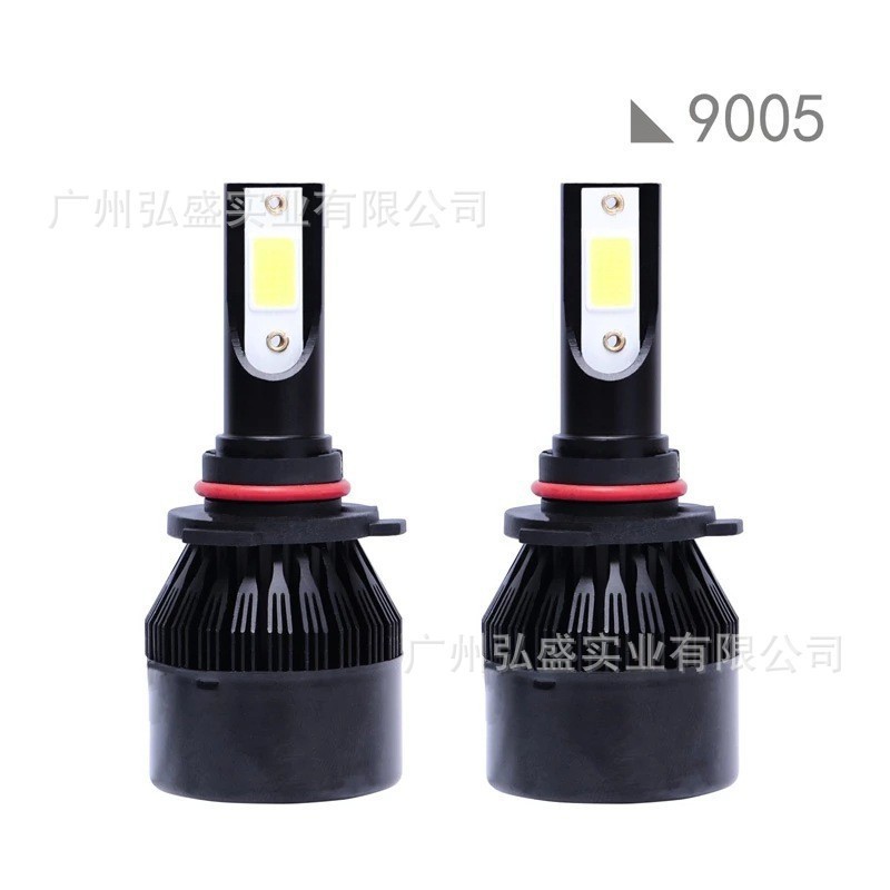 Tcyato Factory Direct Supply Black C6 Led Car Headlights Black H79005 H11H4 Led Car Light Bulbs