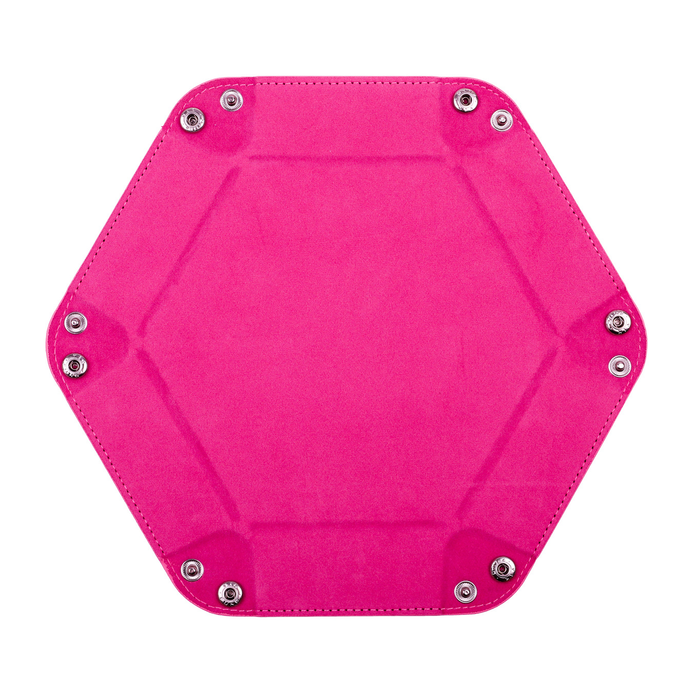Vide-poche velours hexagonal boîte de rangement pliable_voghion.com