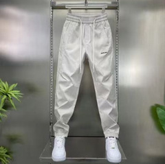 ファッションブランドの衛ズボンの男性の春秋の新型のゆったりした足のカジュアルな長いズボンのファッションの百合のハーレム運動