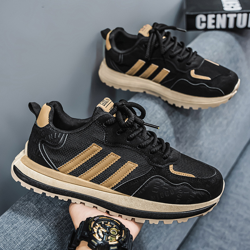 2026 zapatos de hombre primavera nuevos zapatos deportivos casuales transpirables antideslizantes con suela gruesa y flexible zapatos de papá