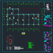cad图纸工程材料核算拆解钢结构图纸材料总结归类建筑工程图