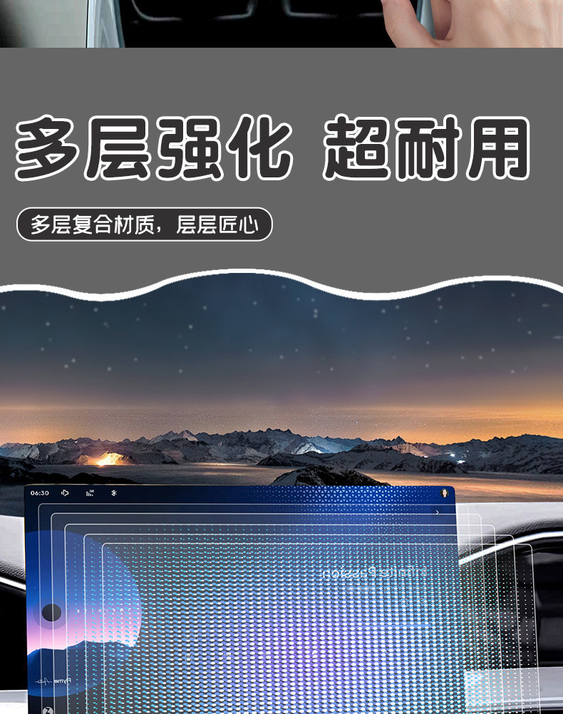 Suitable for 26 Models of Geely Xingyue Ex2 Screen Tempered Film, Special Central Control Screen Protective Film, Car Interior Decorations