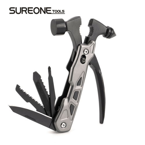 Factory Supply New Multi-Function Life Hammer Portable Car Survival Tool Camping Tool Hammer Safety Hammer