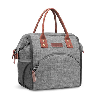 Cross-Border New Custom Picnic Bag, Fashionable and Personalized Insulated Bag, Large Capacity Aluminum Film, Large Bag Mouth Design Ice Bag