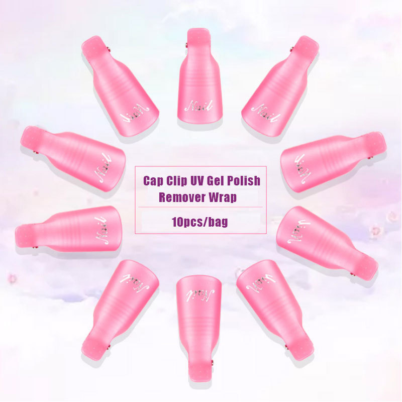 Clip de eliminación de uñas clip de uñas cubierta de uñas herramienta de eliminación de uñas clip de eliminación de uñas embalaje de bolsa OPP
