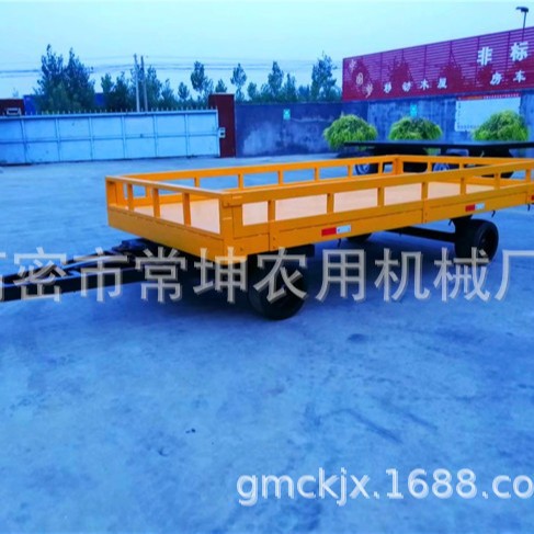 厂家供应 10吨围栏拖车 非标定 制 圆管围栏