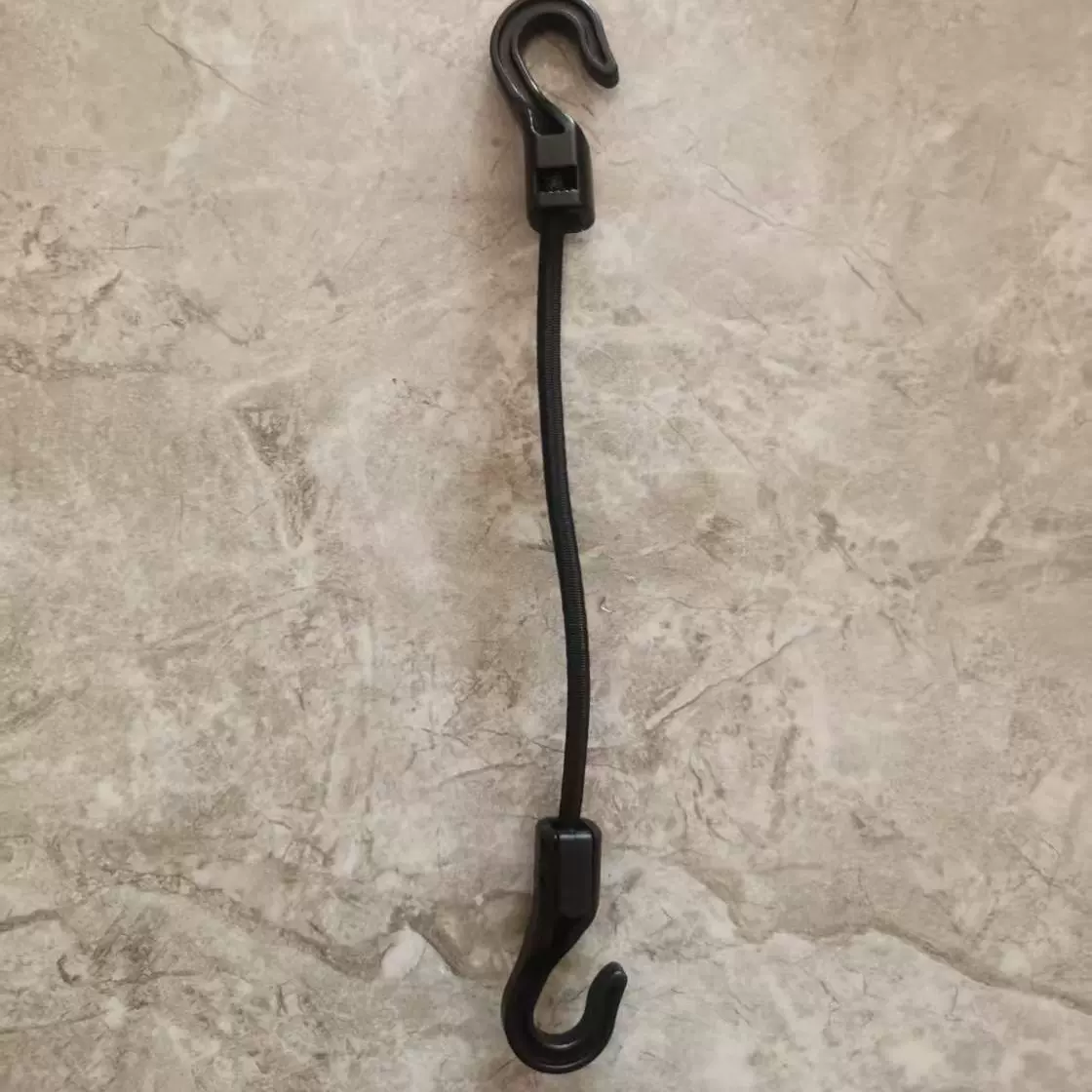 多功能 带钩绑绳行李绳 圆松紧带双钩绳 塑料钩绳 户外推车捆绑绳