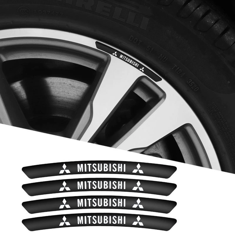 Подходящие для Mitsubishi Jinxuan ASX Pajero Jinchang Outlander наклейка на ступицу колеса модифицированная лобовая накладка колеса этикетка автомобиля