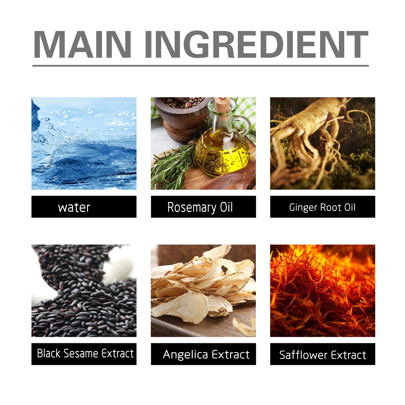 Las cápsulas capilares de jengibre EELHOE nutren las raíces del cabello, nutren y espesan el cabello, fortalecen y previenen la caída del cabello, cuidan el masaje del cuero cabelludo_voghion.com