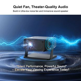 Cross-Border Supply of New Business Education Projectors for Home Wall Projection Smart High-Definition Portable Mini Home Theater