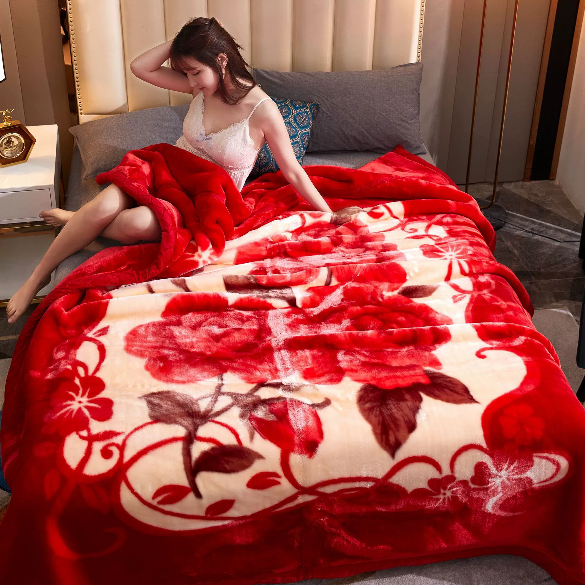 Winter duvet, coral sofa for sleep, increased thickness