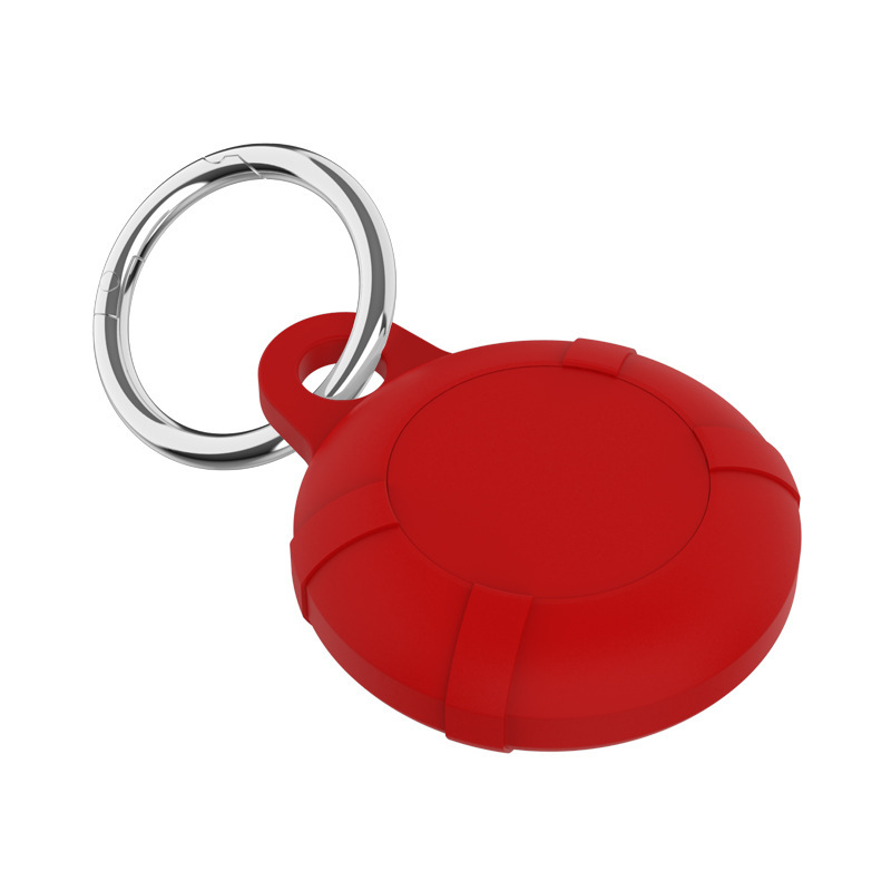 Aplicable a Apple Airtag funda protectora localizador rastreador anti-perdida llavero impermeable todo incluido funda protectora