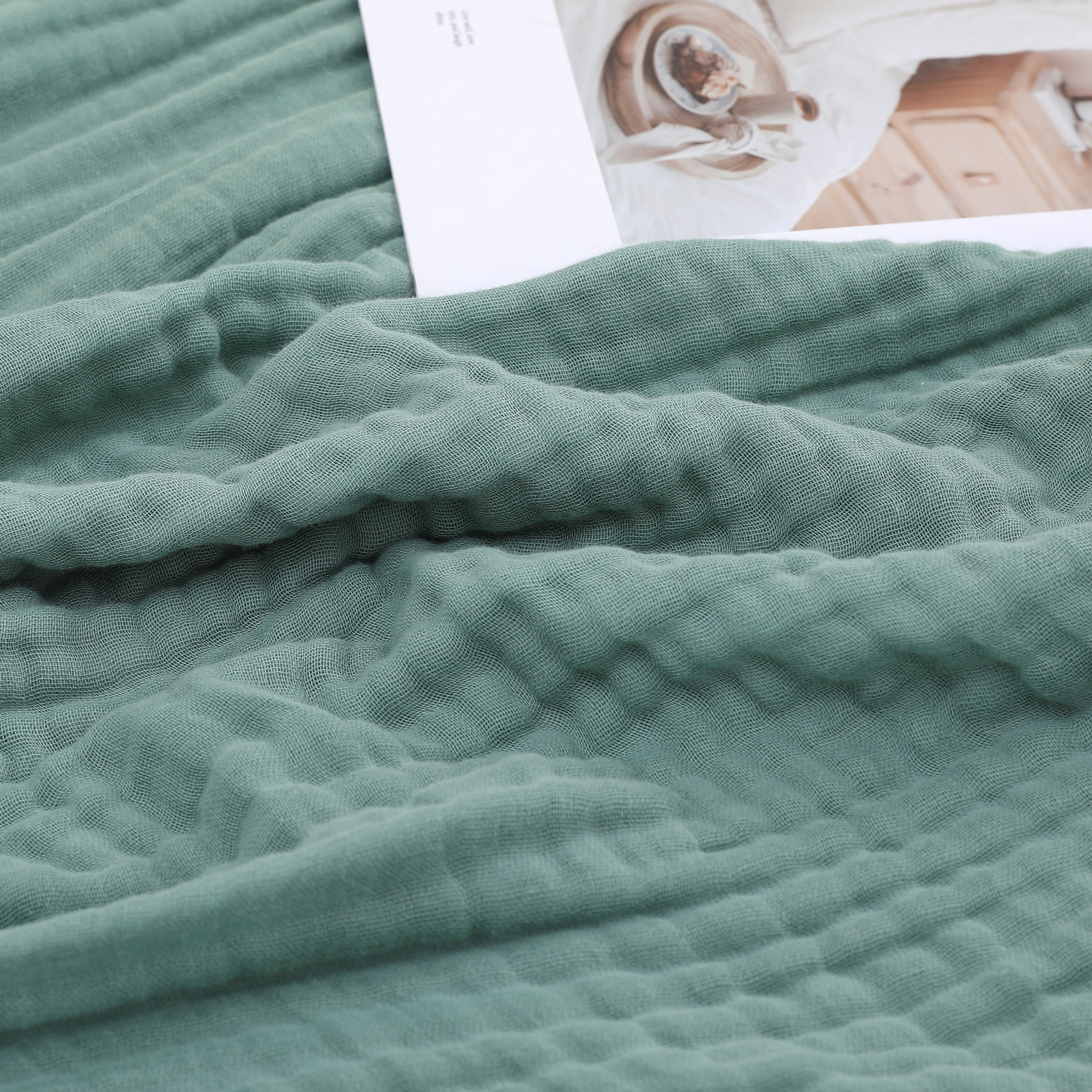 Toallas de algodón de gaza se engrosan cuatro estaciones cubierta de cama absorbente universal gran toalla de baño siesta manta de aire acondicionado transfronteriza al por mayor bebé