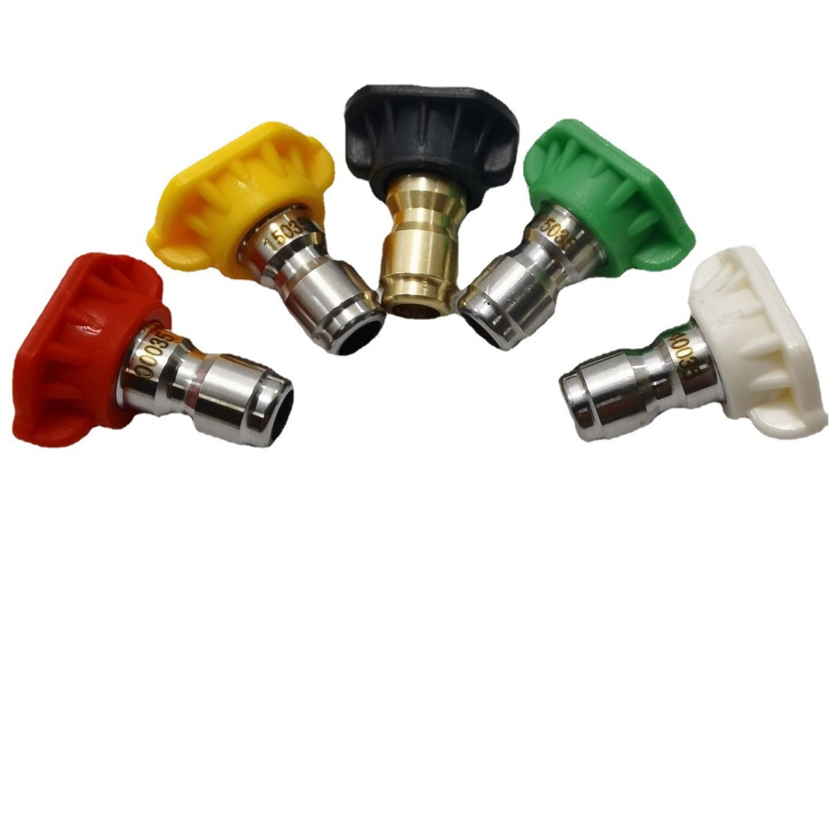 厂家直销高压清洗机五色喷嘴0度15度 25度 40度 泡沫喷嘴  喷头