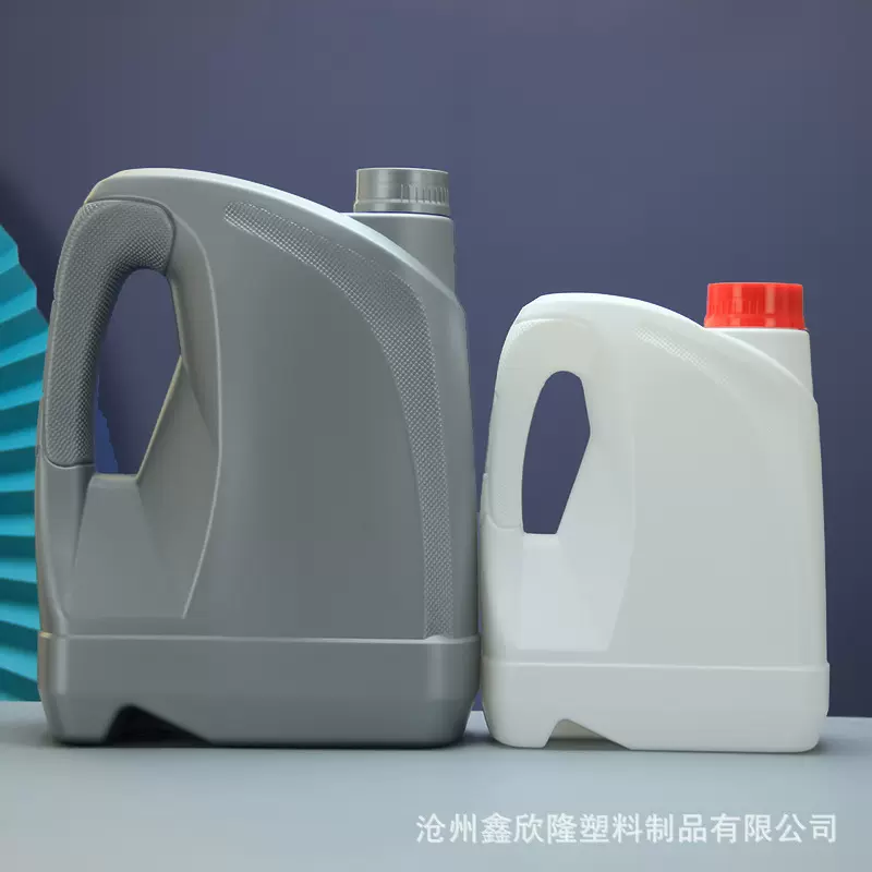 现货2升4升塑料机油瓶润滑油防冻液包装桶塑料壶冷冻液密封塑料瓶