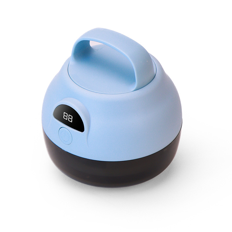 하늘색 헤어볼 면도기