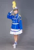 Blue women's skirt without ribbon