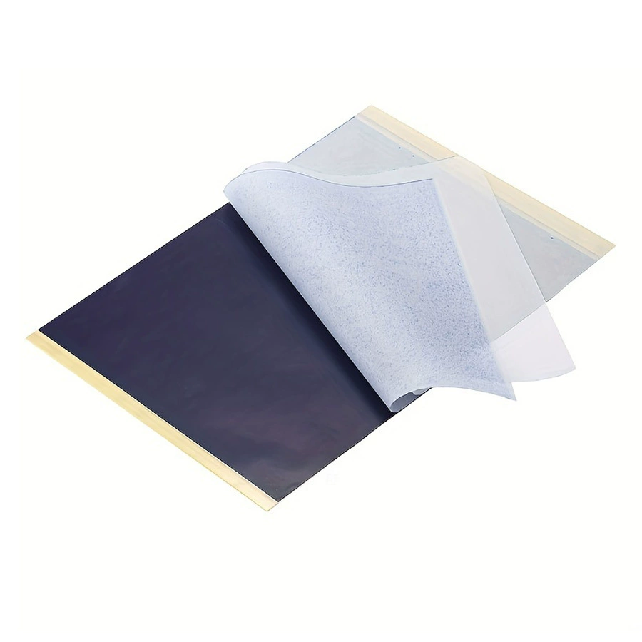 Пожалуйста, переведите на русский: Tattoo transfer paper heat transfer A4 copy paper four-part 100-sheet tattoo machine beauty tools cross-border wholesale