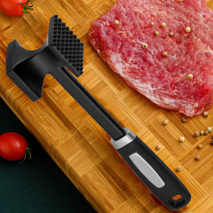 Aluminum alloy double-sided meat hammer solid household hand beef hammer tender steak hammer factory wholesale loose meat tools