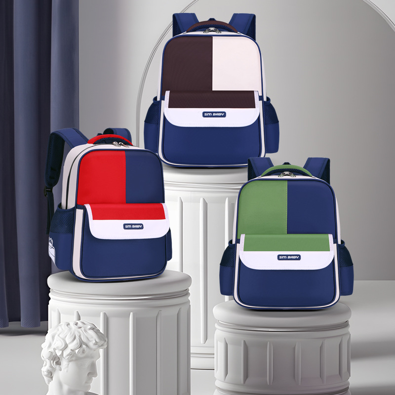 2024 New Kindergarten Schoolbag Wholesale British Waterproof Lightweight Children's Backpack 3-6 Years Old Large Capacity