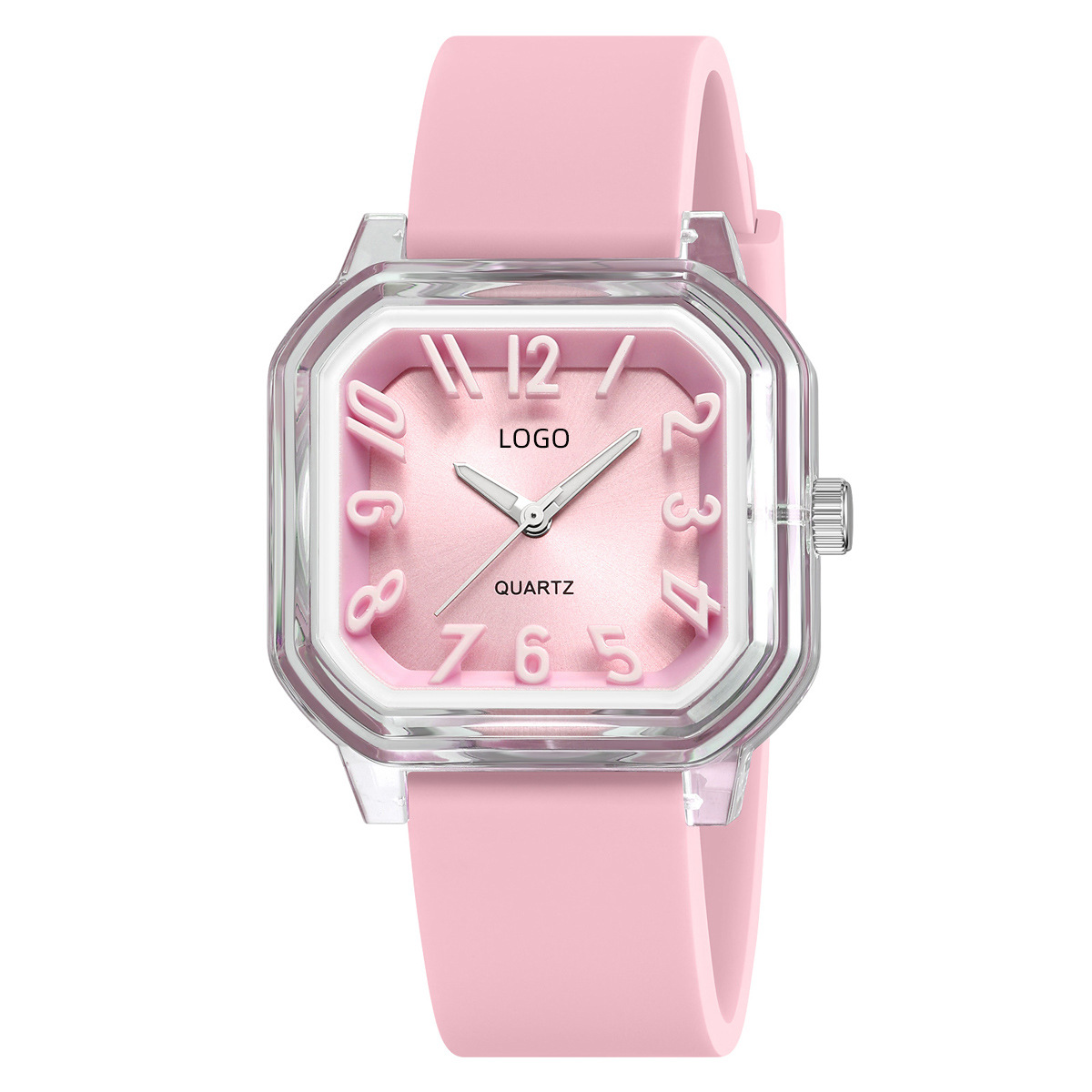 Verano color gelatina pequeña relojes frescos estudiantes de silicona correa de cuarzo impermeable relojes personalizados regalos de vacaciones personalizados
