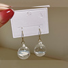 Silver needle, design universal earrings from pearl, accessory, 925 sample silver, trend of season, internet celebrity, wholesale