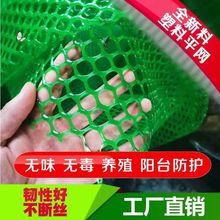 塑料平网加厚防晒加密鸡鸭垫网育雏网阳台防护网绿色胶网围栏网