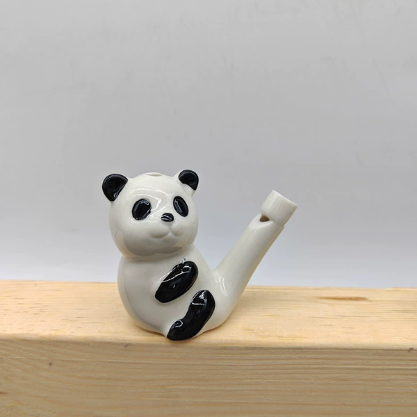Panda (black and white) + lanyard