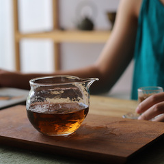 高端玻璃公道杯加厚耐熱公杯勻杯分茶器不規則個性耐高溫茶具