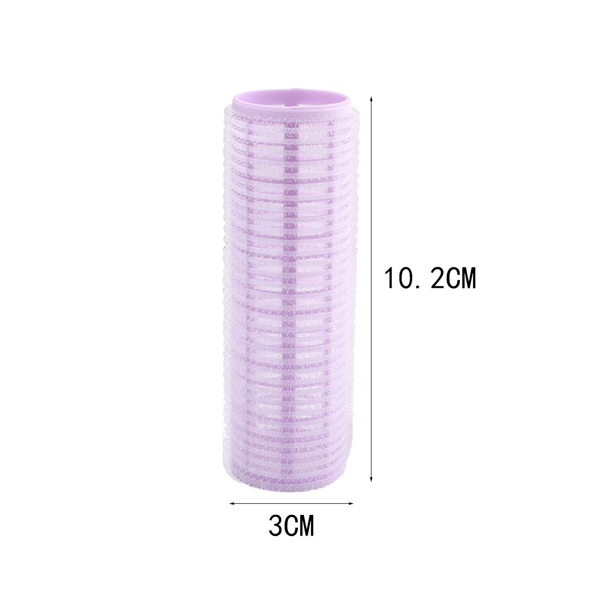 헤어롤러 3*10.2cm [솔리드 퍼플] 대용량