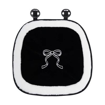 Waist support: Cushion Simple Comfortable Soft Car - rabbit-fur-white-edge-bow-cushion-front-row