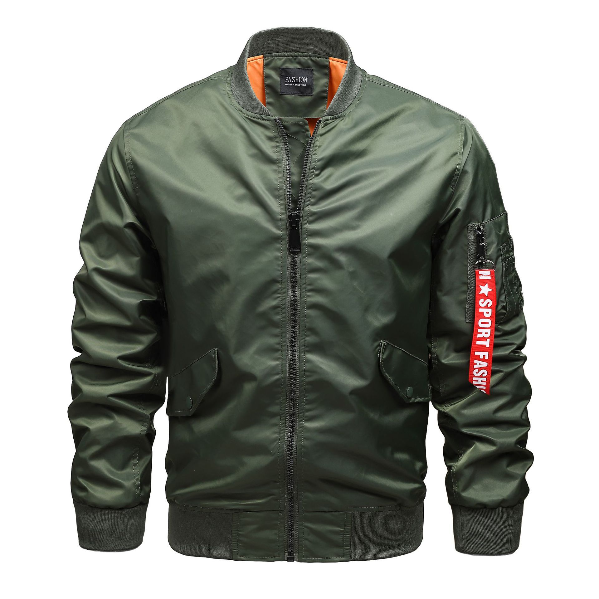 Herren Ma1 Bomberjacke Im Baseball Style Für Moderne Männer_voghion.com
