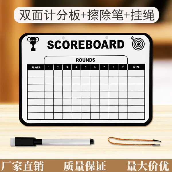 Cross-border golf scoreboard scoreboard writing board message board erasable drawing board counting handwriting coaching board wholesale