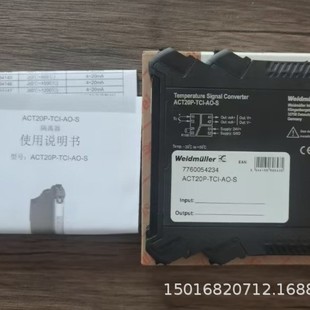 Weidmüller 7760054234 Isolator ACT20P-TCI-AO-S Free Shipping Physical in stock Bargaining