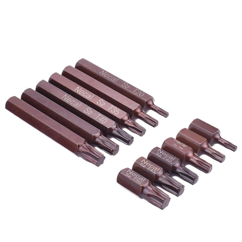 Nigao S2 hexagonal plum blossom electric batch head 10mm Auto Protection batch head S2 star batch bump batch screwdriver head T20-55