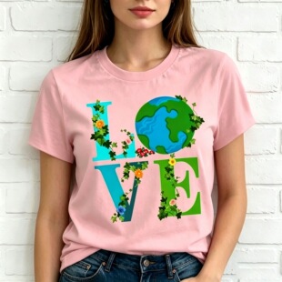 Earth Day ������ LOVE ӡ������ t ��Ů�ļ����ތ������W���L