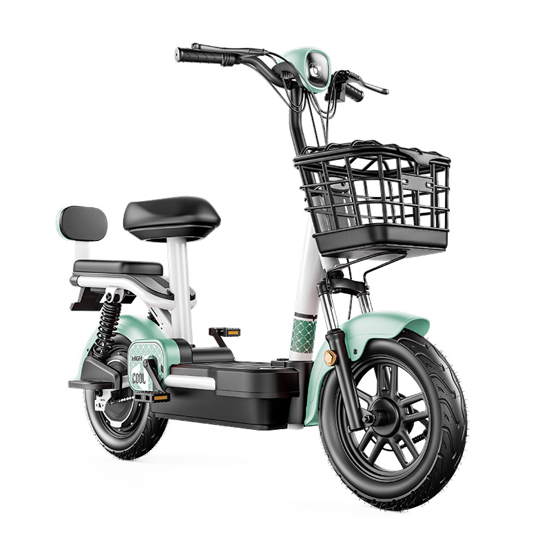 Nuevo estándar nacional coche eléctrico masculino y femenino estudiante pequeño adulto scooter batería coche bicicleta eléctrica motocicleta