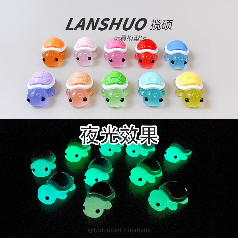New Stereo Artificial Luminous Cartoon Quilt Turtle Miniature Resin DIY Accessories Homemade Creative Home Furnishings New Stereo Artificial Luminous Cartoon Quilt Turtle Miniature Resin DIY Accessories Homemade Creative Home Furnishings