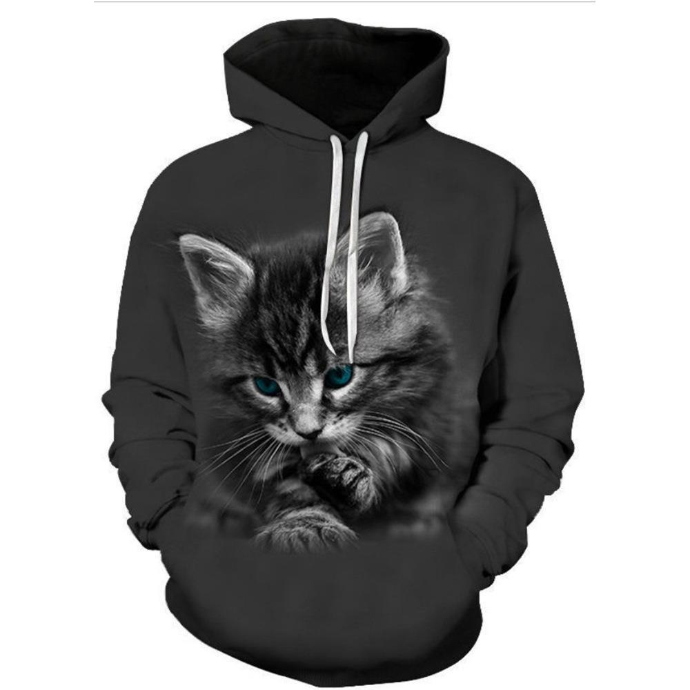 Neue herren mit tier muster lose übergroßen i digitaldruck 3D hoodie_voghion.com