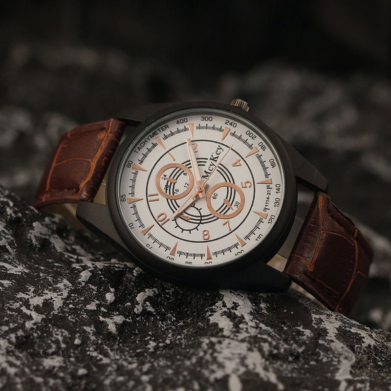 Montre à quartz pour hommes, nouvelle mode, ceinture, cadeau_voghion.com